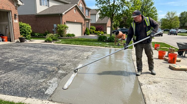 Concrete Driveway Repair project detail — Cary, NC