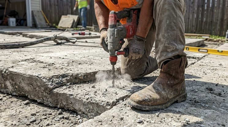 Concrete Leveling & Slab Lifting project detail — Cary, NC