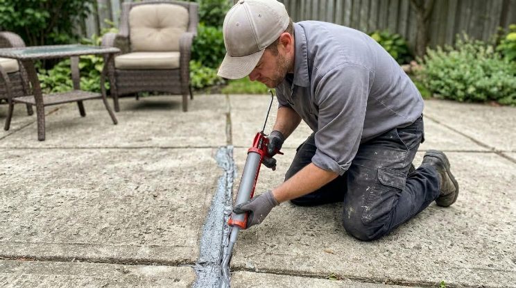 Concrete Patio Repair project detail — Cary, NC