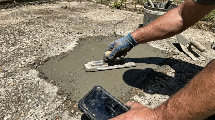 Concrete Patio Repair project detail — Cary, NC